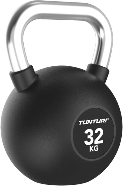 Tunturi Platinum Rubber Kettlebell - 32kg