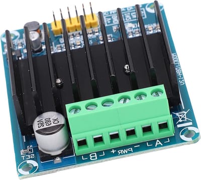 Motor Controller - H-brug Module - Robotica Projecten - Dubbel Kanaal Controle - 30A Per Kanaal - Groen