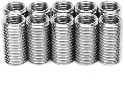 Insert Moer Bushing 10 Stuks 303 RVS, Reparatie Moeren voor M12 en M16, Draadverloop en Verbindingsstukken