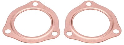 2 Stuks 2.5 Inch Koper Uitlaat Collector Pakking Herbruikbare Gaskets voor SBC 302 350 454 Motoren, Hoge Kwaliteit en Duurzaam