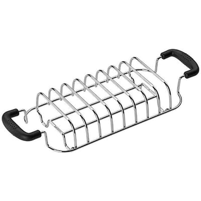 SMEG TSBW01 Opwarmrek voor Broodrooster - Broodjesrek - Geschikt voor TSF01 & TSF03 - Voor Broodjes, Focaccia & Gebak - RVS