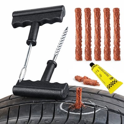 Bandenreparatieset Auto – Complete Autoband Reparatie Set – Prop Reparatie Set voor Lekke Band – Compact & Gebruiksvriendelijk