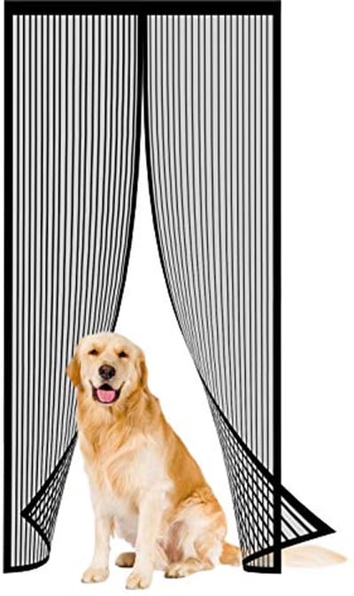 Gaasdeurgordijn 80x195cm - Magnetisch, Vliegengordijn voor Deur/Woonkamer/Terrasdeur/Ramen - Houdt Muggen Buiten