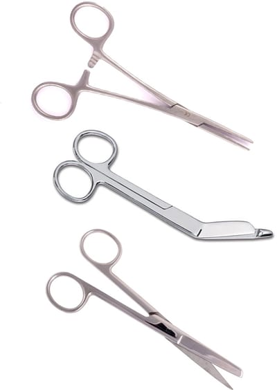 Verpleegkundige Scharenset - Zilver - MDR Gecertificeerd - Zorg - Verbandschaar - Cadeau - Verpleegkunde - Accessoires - Nurse Cadeau - Verpleegkundige Schaar - Verpleegkundige Artikelen