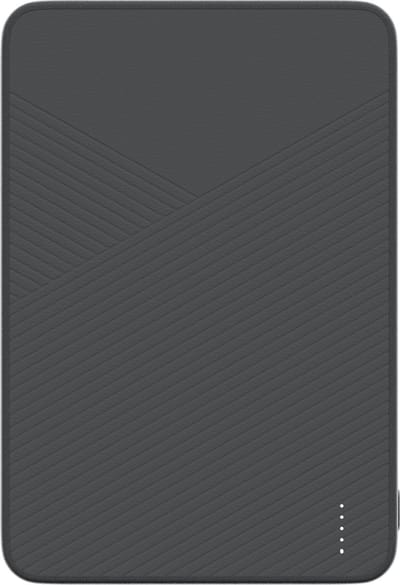 Twelve South PowerCapsule Powerbank – Qi2-gecertificeerd Magnetisch Draadloos Opladen tot 15W – Dubbele Output Draadloos en USB-C – 5000mAh Capaciteit - Zwart