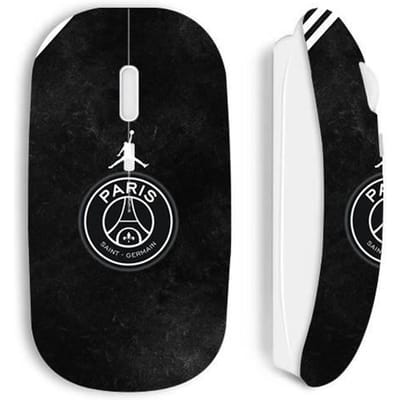 Souris sans fil - Maniacase - PSG Jordan - Blanc - Nano récepteur USB - Connectivité sans fil