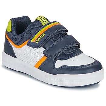 GEOX ARZACH JONGENS Sneakers - MARINEBLAUW/FLUO GROEN - Maat 33