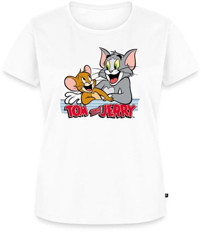 Tom En Jerry Vrienden Premium T Shirt Dames