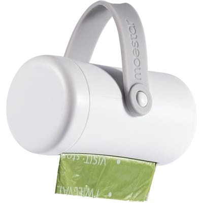 Xiaomi Moestar Pet Poop Picker met 10 zakken/rol Wegwerp hondenafvalzakken met riemclip en doos gray