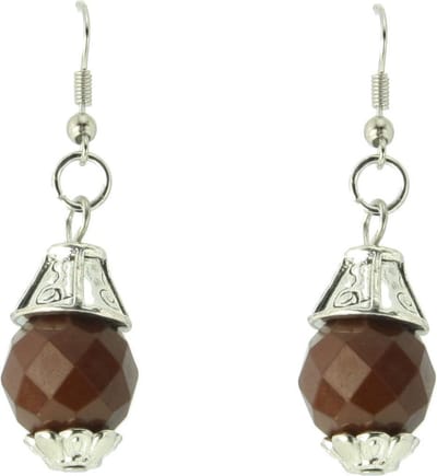Behave - Oorhangers dames - Autumn tone - Bruin - Zilverkleur - Nikkelvrij