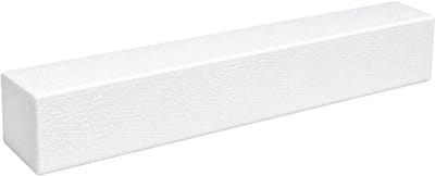 Piepschuim vormen - baksteen - 1x - 50 x 7,5 x 7,5 cm - styropor hobby / DIY vorm - basis knutselfiguren