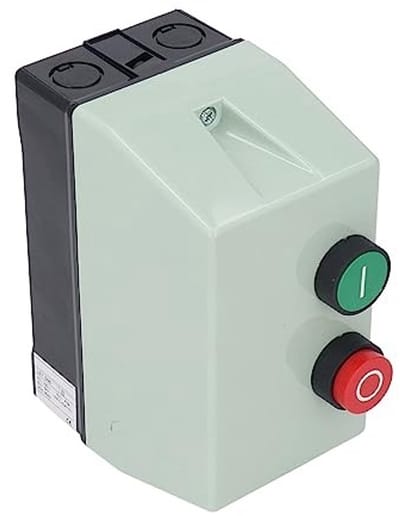 Dailygoods- Motorstarter Waterdicht IP55 - Enkelfasige/Driefasige Motor - Overbelastingsbeveiliging - Intelligente Beveiliging - Eenvoudige Bediening - Geschikt voor Luchtcompressoren - Motorstartschakelaar