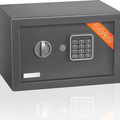Junior Elektronische Kluis 17x23x17cm- Kleine Elektronische Kluis met Cijferslot - Thuiskluis met Programmeerbaar Digitaal Slot- Kluis voor Kinderen