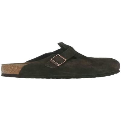 Klompen BIRKENSTOCK Boston Suede Mocha