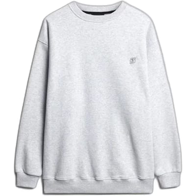 Superdry - Blank Oversized sweatshirt met ronde hals - Heren - Truien