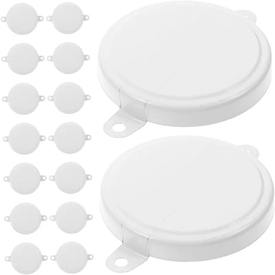 Deksel Olievat - Trommel hoes - Vaten Afsluiten - Nauwkeurig Maatontwerp - 20 Stuks - Wit
