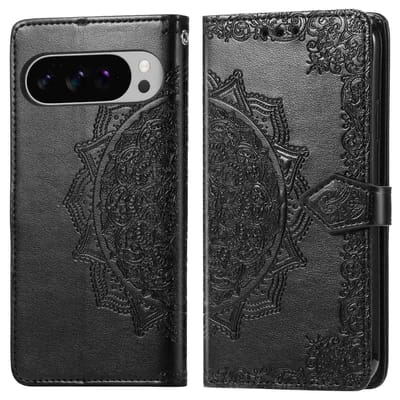 imoshion Hoesje - Geschikt voor Google Pixel 10 Pro XL - Mandala Bookcase - Zwart