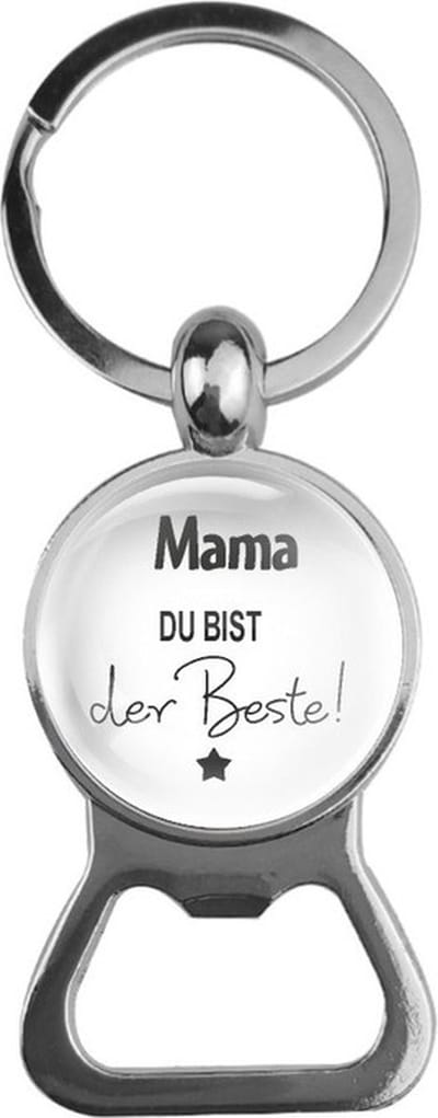 Bieropener Glas - Mama Du Bist Der Beste