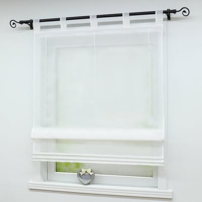 Unyqoos® Elegant Vouwgordijn met Lussen voor Stijlvolle Interieurdecoratie in Diverse Kleuren en Maten