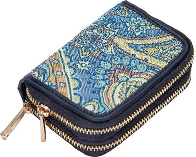 Signare - Portemonnee Credit Card Houder -  Gobelin - Paisley