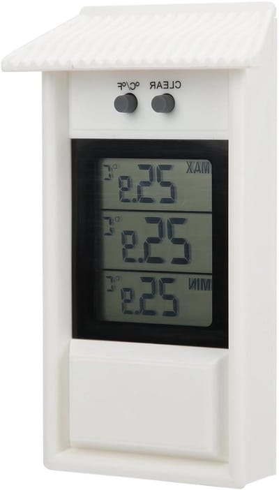 Digitale Buitenthermometer - Weerstation Tuin - Buiten Temperatuur - Waterdicht Ontwerp - -20-50℃ - Wit