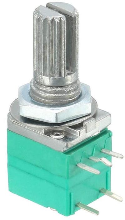 Variabele Weerstand - Potentiometer - Elektronica Projecten - Enkele Draaibare - 10K Ohm - Zilver