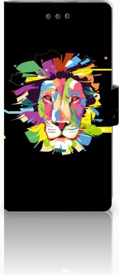 Huawei Ascend P8 Lite Leuk Hoesje Lion Color