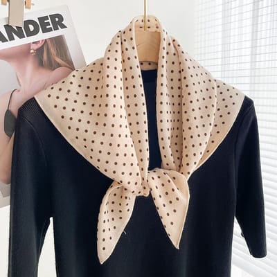 Sjaal vierkante sjaal van 70x70 cm voor dames - Landelijke stijl - Nekbeschermende sjaal - Dunne driehoekige hoofdsjaal/sjaal-Stijl 31