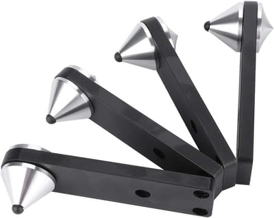 Luidspreker Voet - Audio Standaard - Geluid Verbeteren - Schokbestendig Aluminium - 150 mm Lengte