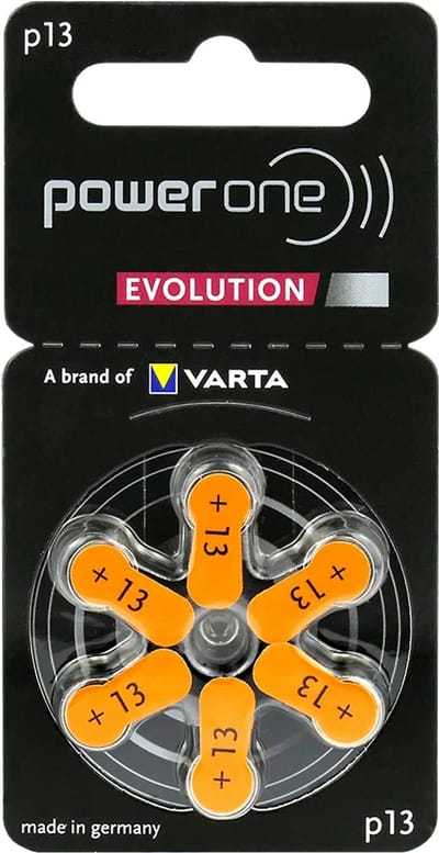 Varta Power One Evolution - Gehoorapparaat batterijen - P13 - 6 stuks