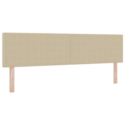 vidaXL - Hoofdbord - Lichtgroen - Grijs - 180 - cm - Corduroy - stof
