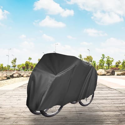 Unyqoos ® Fietsbeschermer voor Twee Fietsen - Waterdicht, UV-bestendig en Stofvrij voor Binnen en Buiten