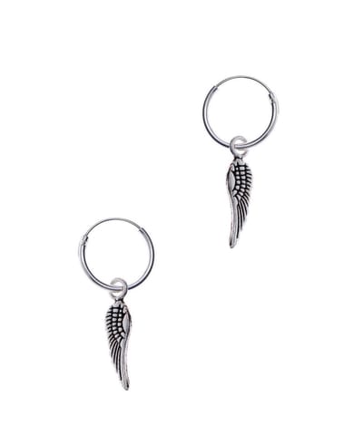 WeLoveSilver - oorbellen dames - zilveren oorringen - engelenvleugel