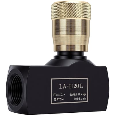 Hydraulisch Naaldventiel 3/4 Inch NPT Poort Koolstofstaal Vrije Terugstroomregeling Ventiel voor Industrieel en Agrarisch