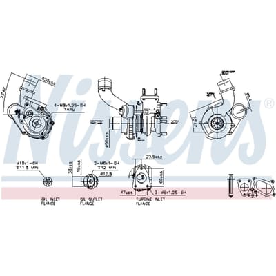Supercharger, drukvulling NISSENS 93238