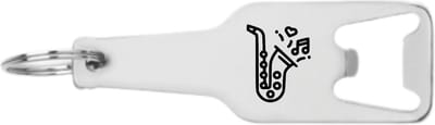 Akyol - saxofoon flesopener - Saxofoon - cadeau muzikant - leuk cadeau voor je vriend om te geven - verjaardag muzikant - 105 x 25mm