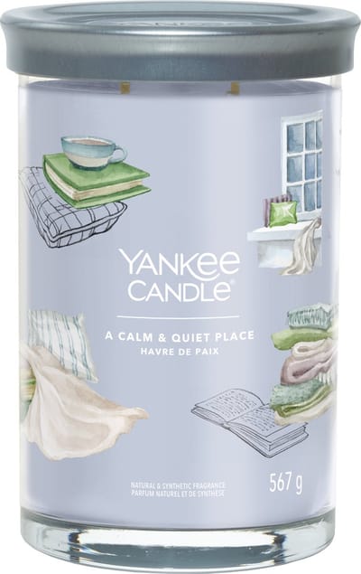 Yankee Candle - A Calm & Quiet Place Large Tumbler Geurkaars - 100 branduren - twee lonten