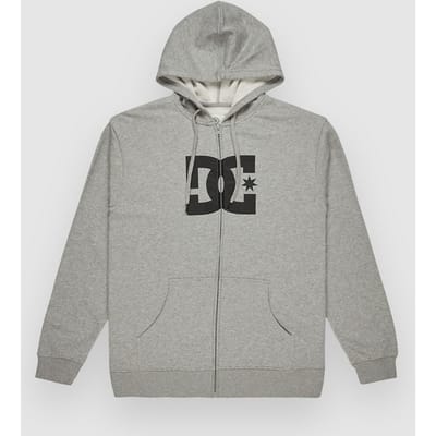 DC Star Zip Hoodie grijs