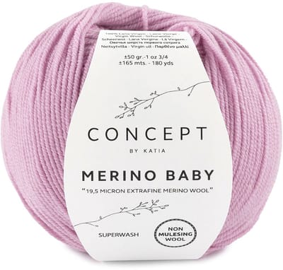 Katia Concept Merino Baby - 69 oudroze - Wol Garen