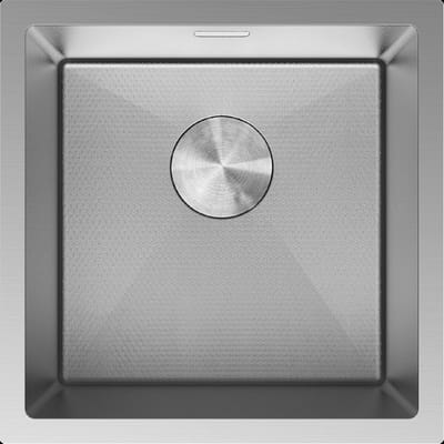 Mexen Trixo stalen spoelbak 1-komors 440 x 440 , inox HC - 6413441000-01HC
