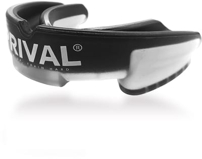 PRIVAL Gebitsbeschermer – Bitje voor Boksen, Kickboksen, MMA, Hockey & Rugby – Professionele Mondbeschermer – Comfortabel & BPA-vrij – Zwart/Wit