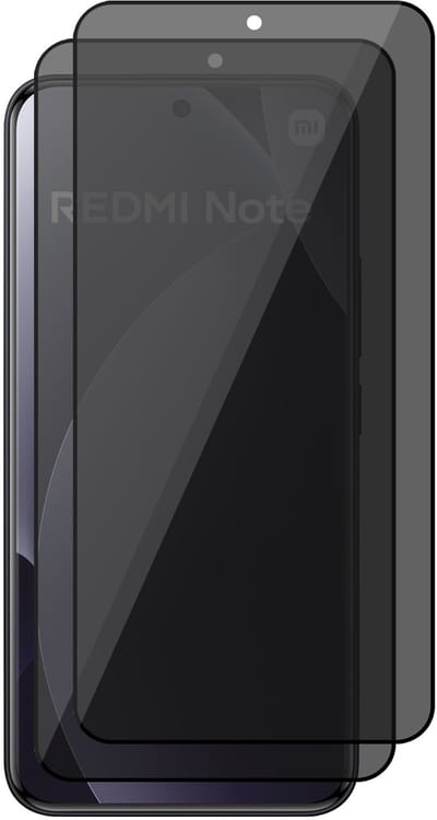Privacy Screenprotector geschikt voor Xiaomi Redmi Note 15 Pro 4G – 2 Stuks – Full Cover Gehard Glas – Anti Inkijk – Privacy Filter
