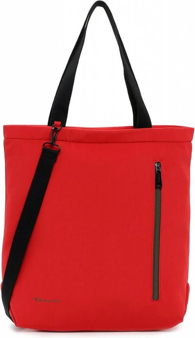 Tamaris Schoudertas Shopper met laptopvak Gayl Sling Bag Red Rood
