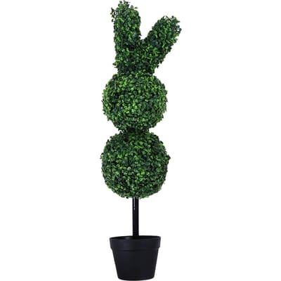 Konijn Kunstmatige Topiary Boom 90cm Kunstmatige Konijnvormige Topiary Buiten Decoratie voor Binnen Buiten