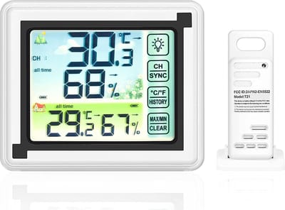 Kamerthermometer - Digitale Thermometer – Vochtigheidsmeter - Binnenthermometer