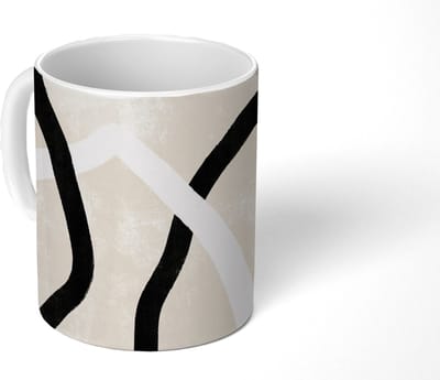 Mok - Koffiemok - Roze - Minimalisme - Design - Mokken - 350 ML - Beker - Koffiemokken - Theemok