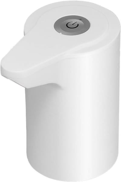 Watertafel pomp - Waterspeelgoed pomp - Buitenspelen stimuleren - Draadloze watercirculatie - 10x11x6 cm - Wit