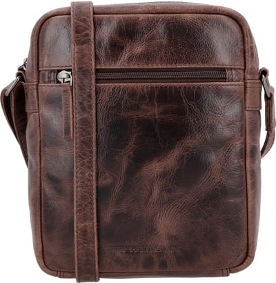 Micmacbags Next Navajo Crossbody Schoudertas - Premium Leder - Donkerbruin