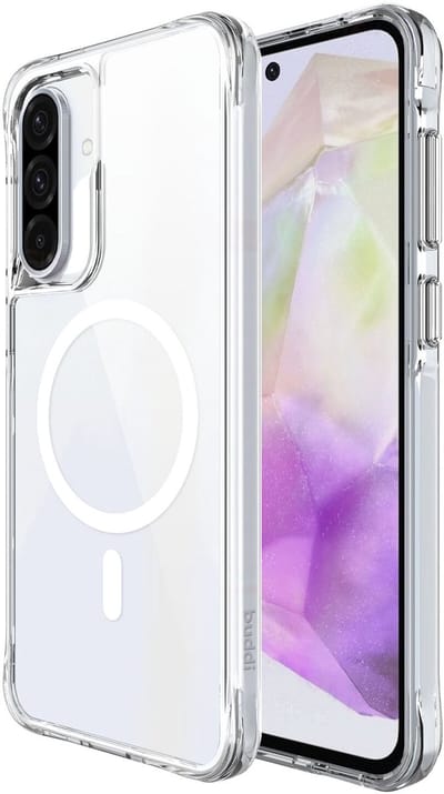 Buddi Core - Hoesje Geschikt voor Samsung Galaxy A56 / A36 - Compatibel met MagSafe - Back Cover met Magneet - Doorzichtige Telefoonhoes - Beschermhoes - Transparant