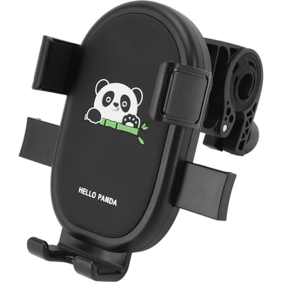 Stuur Telefoonhouder Schokabsorberende Motorfiets Telefoonhouder Elektrische Scooter Mobiele Telefoonhouder voor black